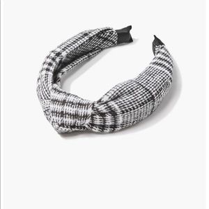 NWT twist knot plaid headband